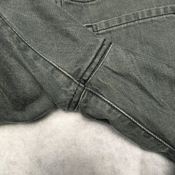 7FAM Mens Standard Slim Fit Gray Jeans size 31x34 Stretch Button Fly (Altered) - Picture 12 of 16